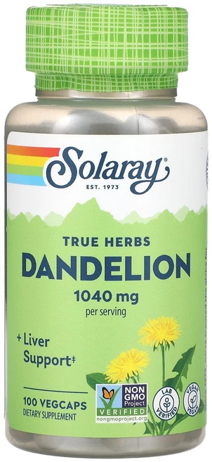 솔라레이 트루 허브 민들레 식물성 캡슐 100정 (캡슐당 520mg) SOR-01210, 1개 - 쿠팡