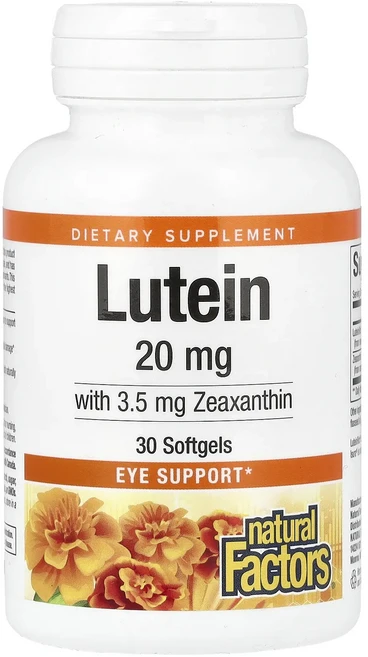 몸관리하세요 겨울입니다 Natural Factors 루테인 20mg 소프트젤 30정 특별관리진행, NaturalFactors루테인20mg소프트젤30정, 1개 - 쿠팡