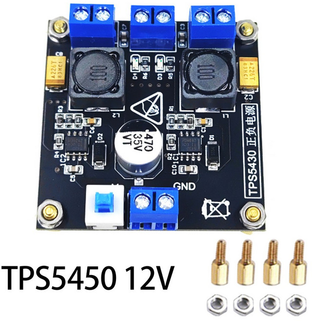 컴퓨터 pc 파워서플라이TPS5430 TPS5450 포지티브 네거티브 듀얼 전원 공급 장치 모듈(스위칭 ±5V ±12V, [02] 12V TPS5430, 1개