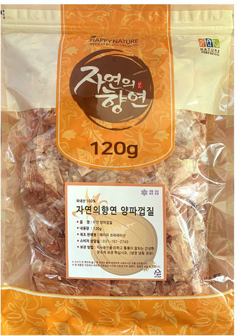 자연의향연 무안 양파껍질 120g, 1개