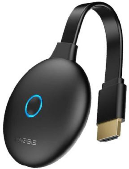 무선 안드로이드 TV 동글이 미러링 블루투스 송수신기 미라캐스트 Hagibis HDMI 호환 동글 와이파이 유튜브 iOS 디스플레이 4K 1080P, 01 Black-4K 60hz_01 기타
