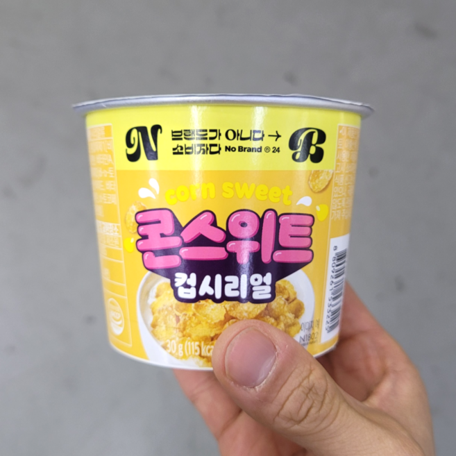 노브랜드 콘스위트 컵시리얼, 30g, 6개