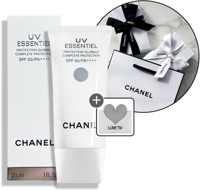 [기프트리본포장세트] 샤넬 선크림 UV 에쌍시엘 30ml 자외선 차단제+로샤쉐, 1개