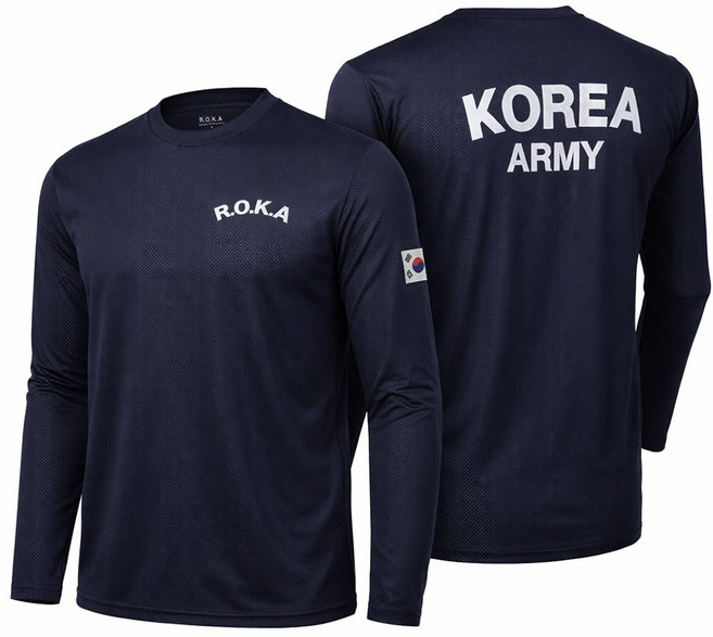 아소트 냉감 통기성 메쉬 로카티 코리아 아미 ROKA 긴팔 티셔츠 남녀공용