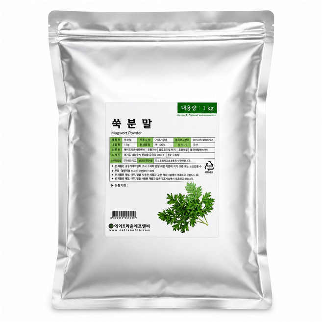 이든타운 쑥분말 쑥가루, 1kg, 1개