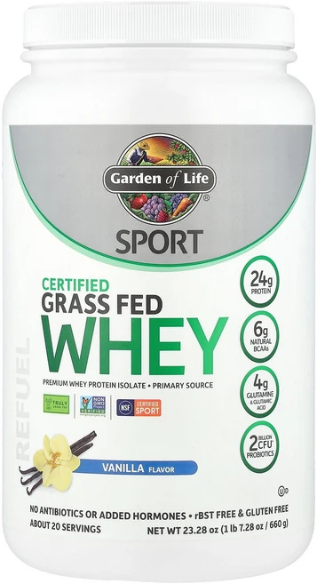 Garden of Life Sport 가든오브라이프스포츠 웨이 바닐라 660g 파우더 프로틴 단백질보충제, Garden of Life Sport 가든오브라이프스포 - 쿠팡