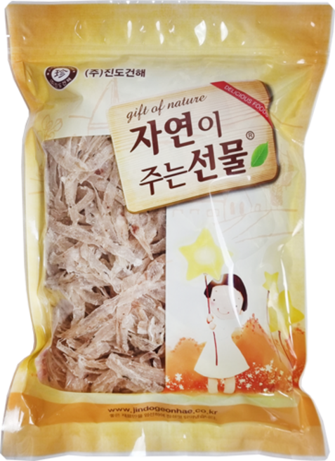 진도건해mall 국내가공 1등급 명엽채 (특) 명태어육 92.3% 국민반찬 안심하고 먹을 수 있는, 500g, 1개