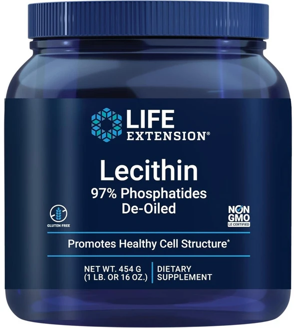 라이프익스텐션 레시틴 파우더 Lecithin 포스파티드 레시틴보충제, 454g, 1개 - 쿠팡