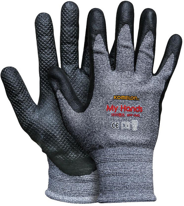 코메론 장갑 (마이핸즈) MHF-EMG 멜란지그레이 L, 20세트