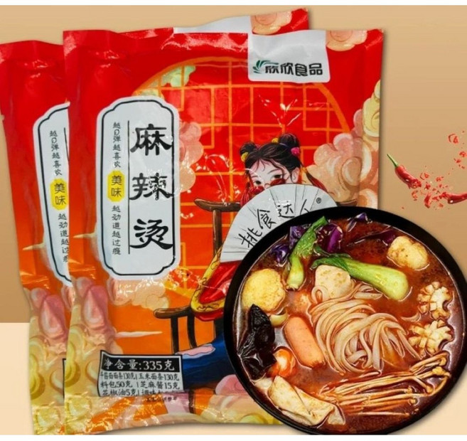 빠른 배송 국내 배송 신신식품 마라탕 밀키트 면+소스 보통맛 중국 마라탕, 1개, 325g