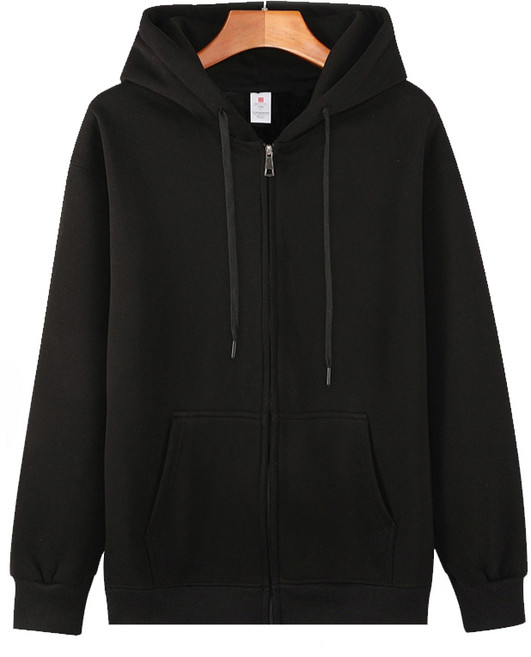 도톰한기모 후드집업 남녀공용 무지 빅사이즈