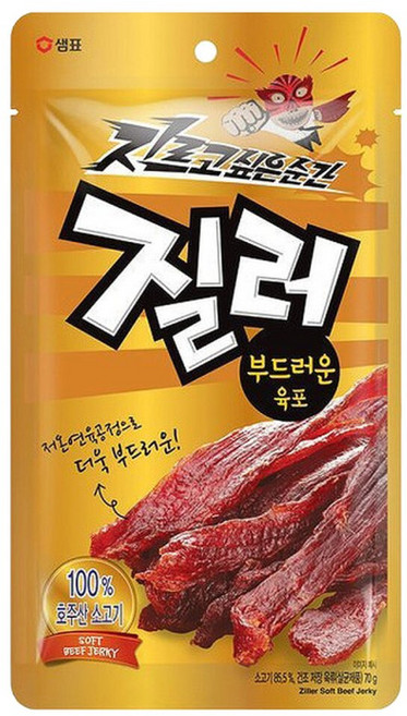 샘표 질러 부드러운 육포 70g, 1개