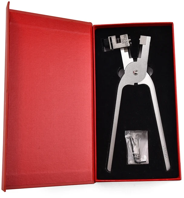 퀵릴리즈 펀치 스테인리스 스틸 시계 공구 오프닝 커팅 플라이어 스위치 스트랩 스레딩, 01 Silver, 1