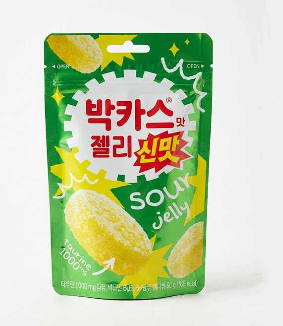 박카스 젤리 신맛, 50g, 8개 - 쿠팡