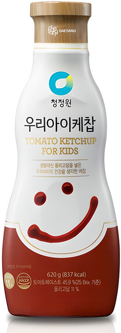 청정원 우리아이 토마토 케찹, 620g, 1개