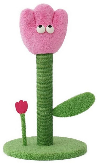 라스트맨스토어 캣트럴파크스크래쳐 캣트럴파크, 1개, 핑크 튤립 스크래칭 35x60cm