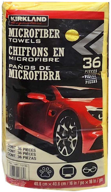 커클랜드 시그니춰 다용도 극세사타올 36장 차량용 세차