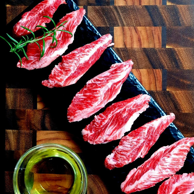 오땡 고마블 냉장 와규 황제 갈비살 300g 구이용 호주 소고기 소갈비살 홈파티메뉴 캠핑고기 시즈닝 와사비 선물, 와규 황제 갈비살 300g x2팩