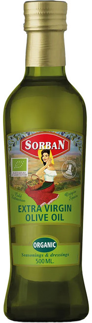 소르반 유기농 엑스트라버진 올리브유 저온압착 스페인산 아르베키나100% 프리미엄 공복오일 ORGANIC, 1개, 500ml