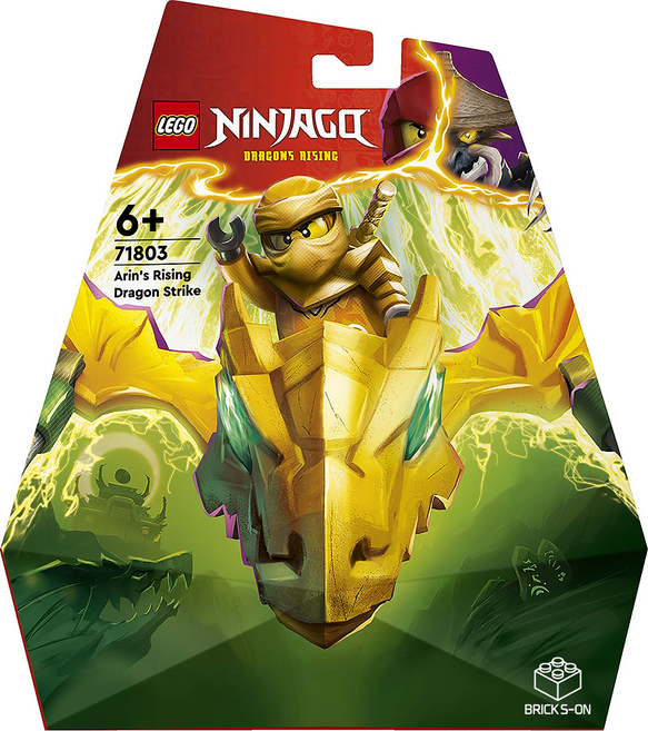 레고 닌자고 아린의 라이징 드래곤 스트라이크 71803, 혼합색상, 1개