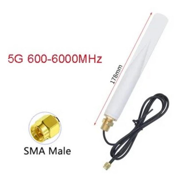 야외 방수 옴니 안테나 와이파이 신호 부스터 장거리 증폭기 SMA 3m 케이블 2.4G LTE, [02] White 5G, 02 White 5G