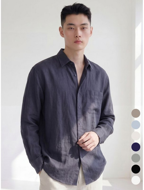 해리슨 린넨 쿨 긴팔 셔츠 WASM602 WSPC1523