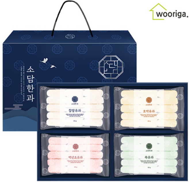우리가스토리 소담한과 유과 선물세트 1호, 1개, 500g