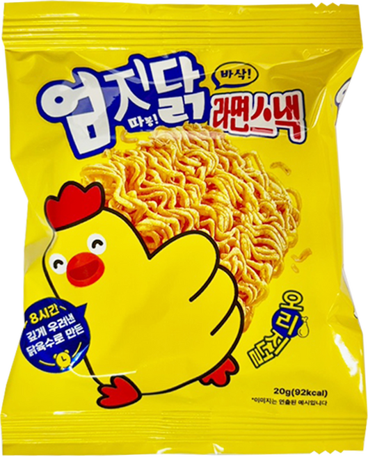 엄지닭 라면스낵 오리지널 20g 5개