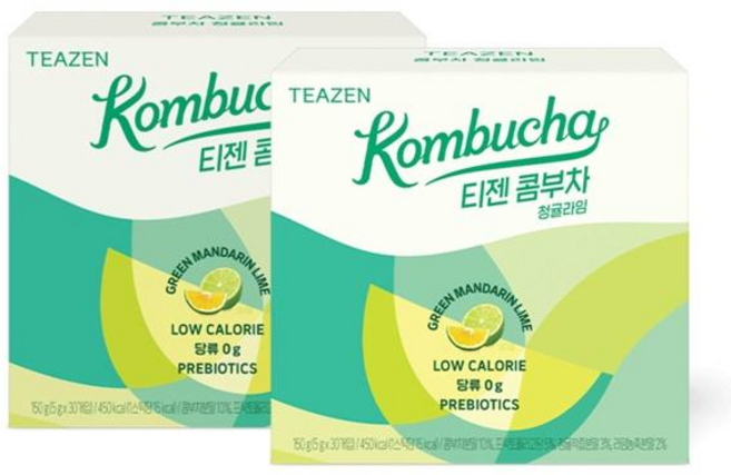 티젠 콤부차 청귤라임 30T, 단품, 단품