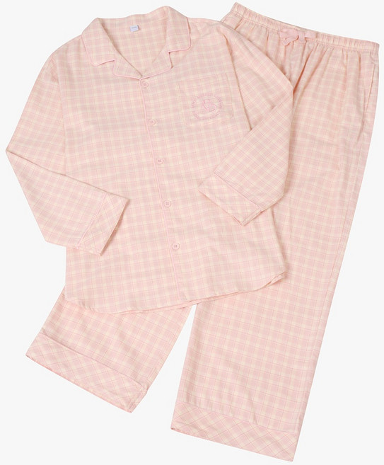 애니바디 공용 면기모 9부 파자마_솔리드 ANJS25111 2001부평점