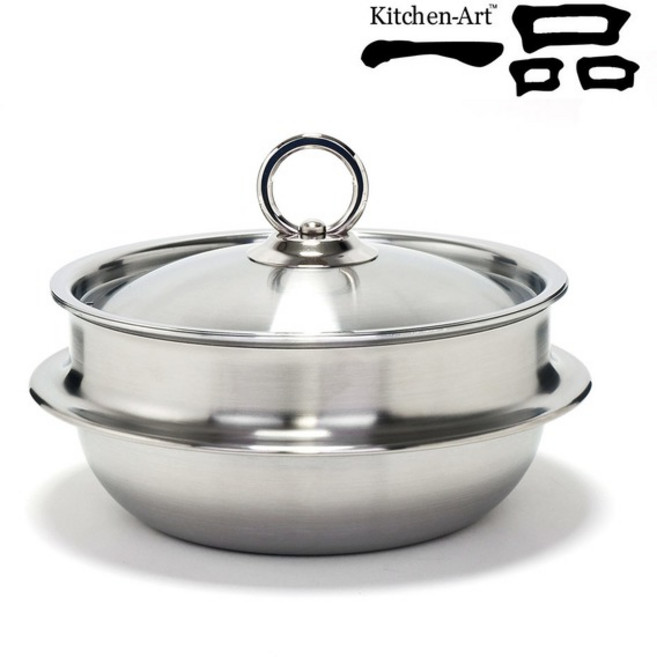 키친아트 22cm 돌솥 비빔밥 인덕션솥밥 밥솥 뚝배기 가정용 밥 냄비 돌솥밥만들기 뚜껑, 단품, 1개