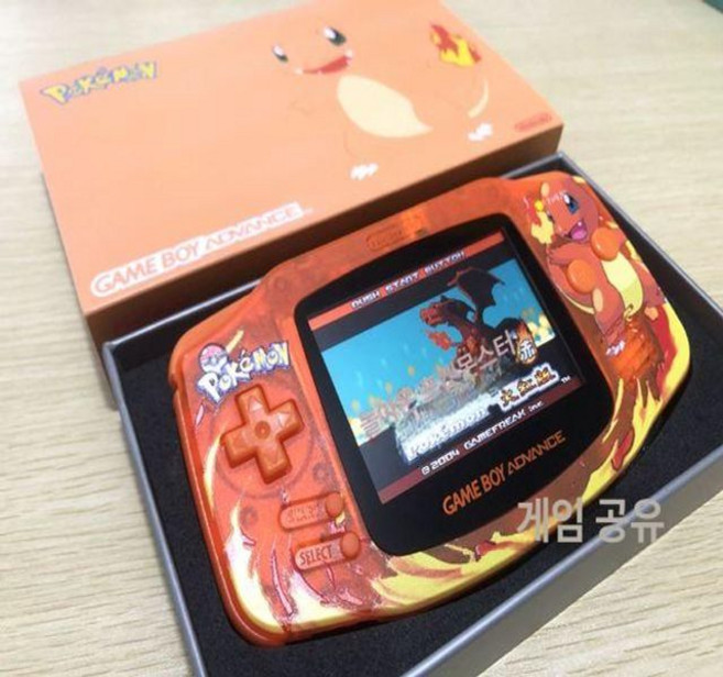 GBA 게임보이어드밴스 백라이트버전 레트로픽셀, IPS한정판리틀파이어드래곤, 일본 버전, 패키지 1