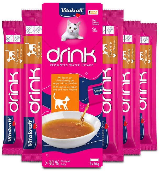 비타크래프트 캣 드링크, 30g, 5개, 치킨과 타우린