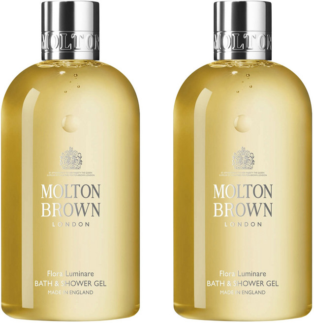 몰튼브라운 플로라 루미나르 배쓰 & 샤워젤, 300ml, 2개