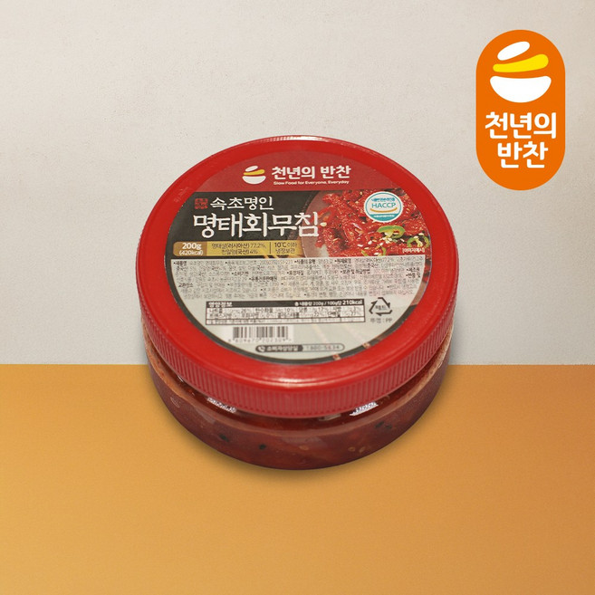 속초명인 명태회무침 200g 천년의 반찬, 1개
