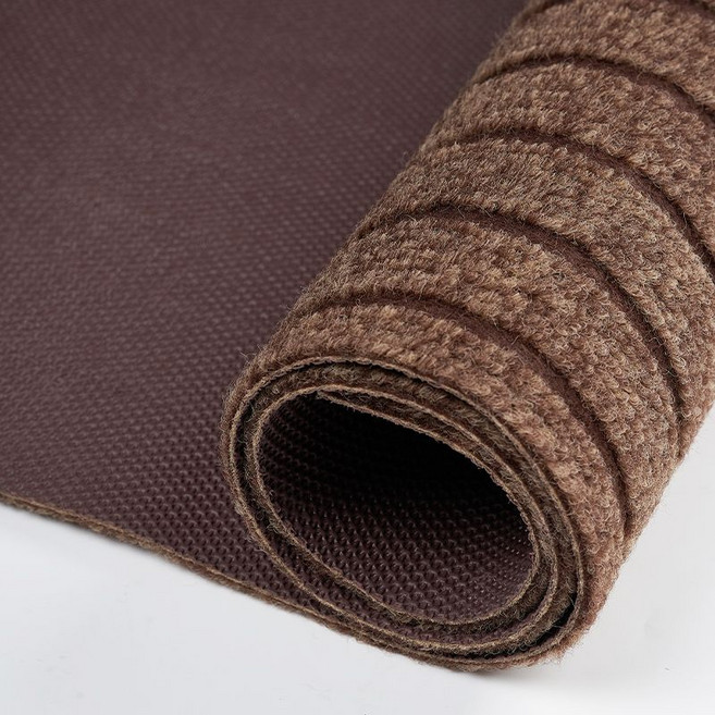 대형 출입구 매트 바닥미끄럼방지 호텔 상가 업소용 현관 발판 현관매트, C. 폭 1.8mx 길이 15m, C. 갈색 - TPR 바닥 5mm 두께