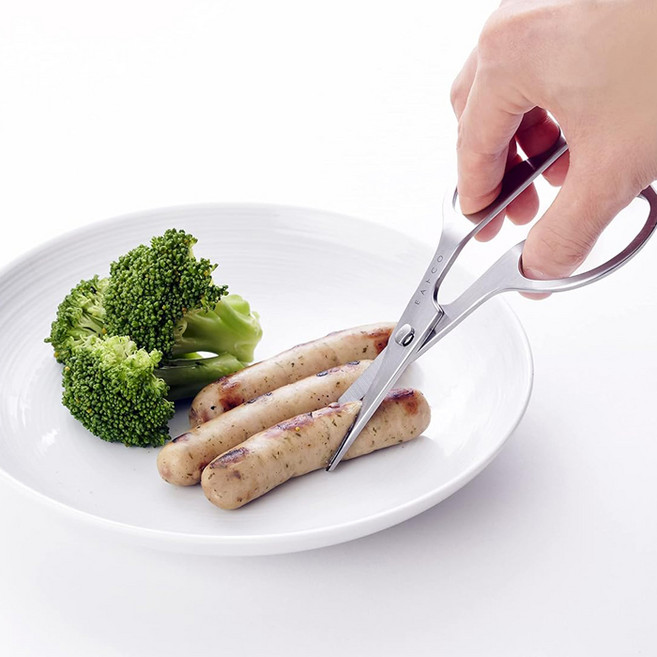 일본 요시카와 주방가위 캠핑용 올스텐 고기 이유식 분리형 명품 잘드는 일제, 1개