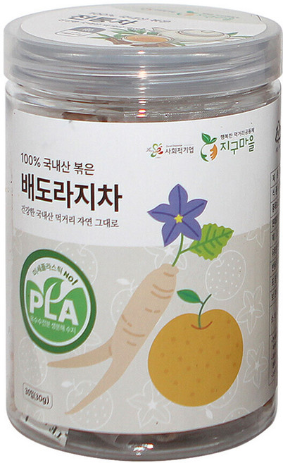 지구마을 생분해필터 PLA 국내산 배도라지차 블렌딩 삼각티백, 30개입, 1개