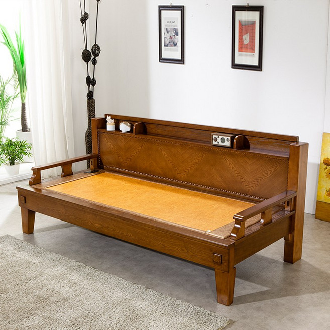 동양썬의료기 052원목소파 EBS극한직업 흙침대 돌침대, 엔틱브라운, 메이플연옥