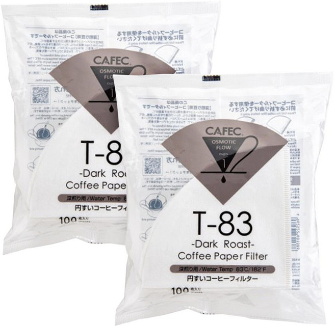 카펙 로스팅 레벨 페이퍼 필터, 다크 로스트-1컵, 2세트