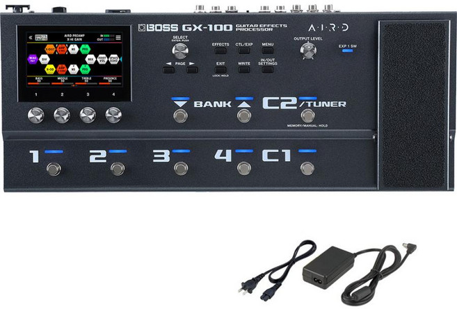 [즉납 가능] BOSS 보스 GX-100 멀티 이펙터 AC 어댑터 동봉 Guitar Effects Processor