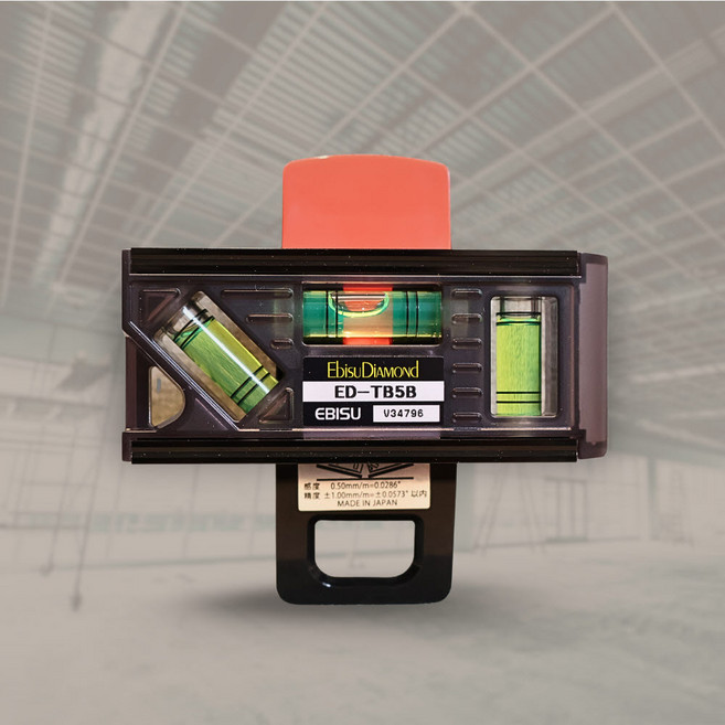 일본 EBISU 에비스 ED-TB5B 미니 자석수평 원터치 벨트홀더 포함, 1개