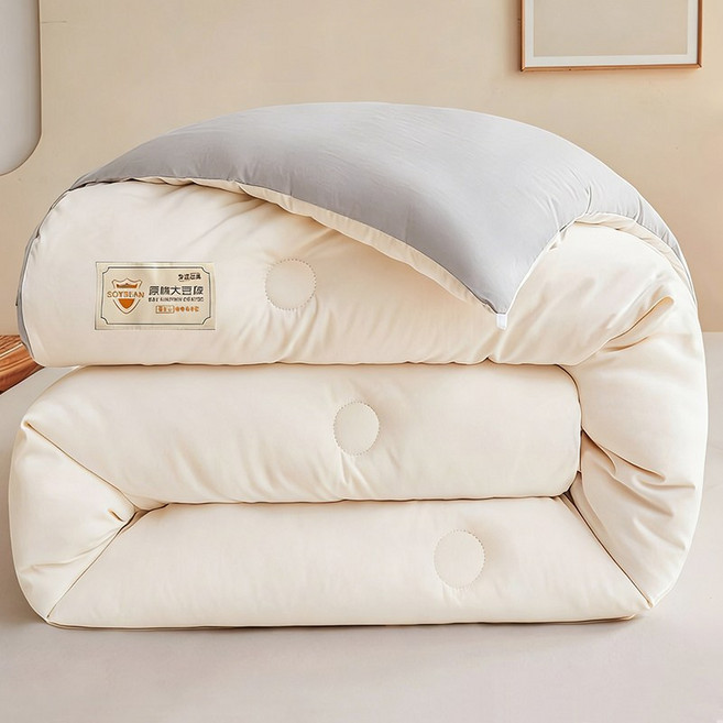 시스슈 두꺼운 부드러운 촉감 순면 대두섬유 고급 이불 - 겨울 보온용