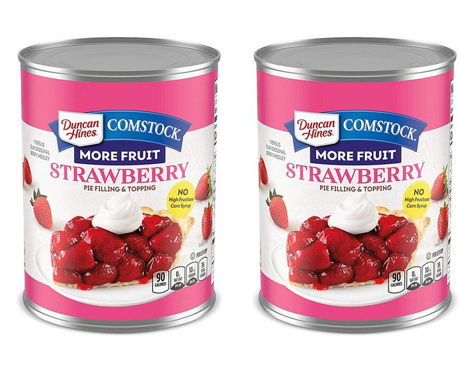 Duncan Hines 던컨하인즈 콤스톡 딸기콩포트 파이필링 토핑 More Fruit Strawberry 594g 2개, 595g