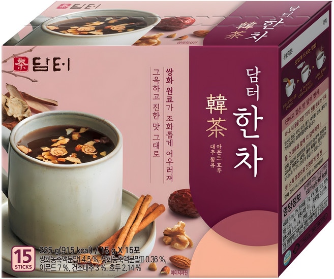 담터 한차, 15g, 15개입, 1개