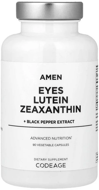 코드에이지 에이멘 아이즈 루테인 제아잔틴 Codeage Amen Eyes Lutein Zeaxanthin 90정, 1개 - 쿠팡