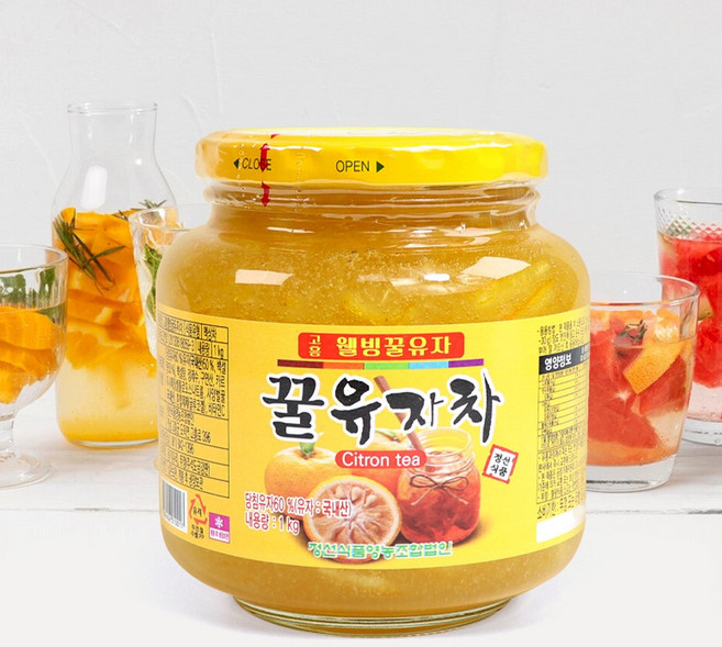 고흥 웰빙 꿀유자차 1kg, 1개, 1개입