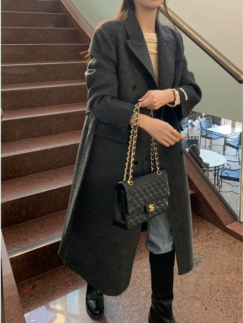 루어스룸 바이버리 벨트 겨울 롱 핸드메이드 코트(5color)