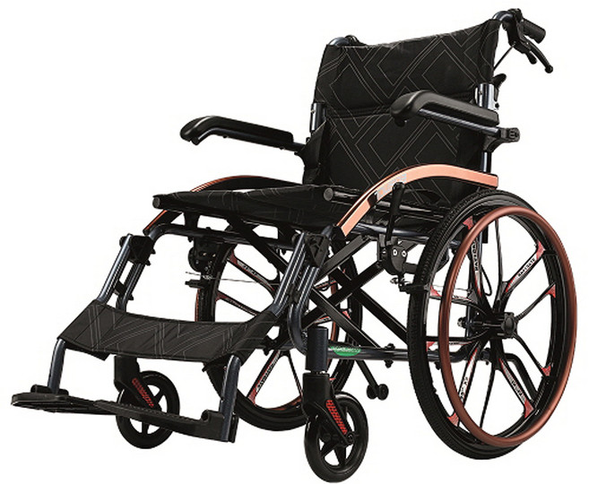 스마트 휠체어 접이식 알루미늄 Q05LABJ-20, 1개