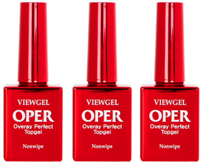 뷰젤 오빠 탑젤, 투명, 10ml, 3개